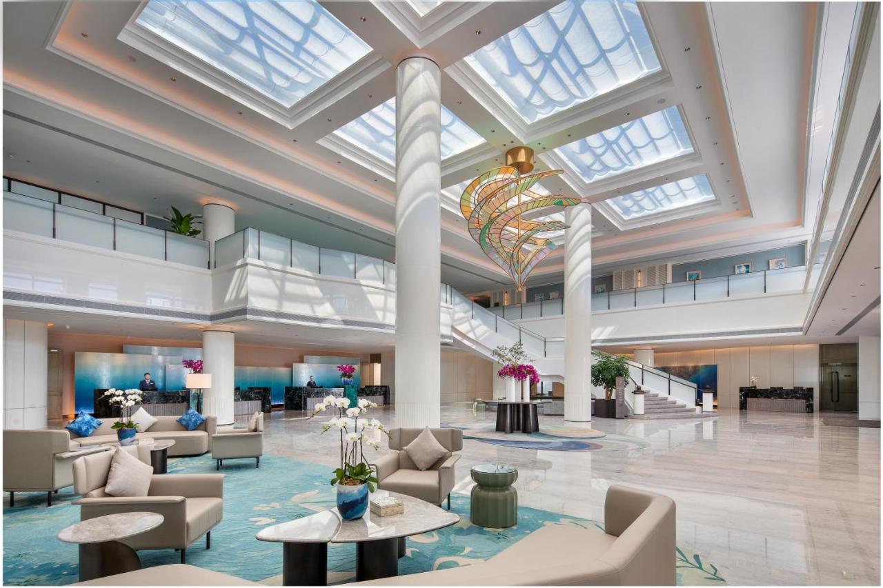 Xiamen International Seaside Hotel -Hotel Corridor Leads To The Stone Exhibition Hall Buitenkant foto